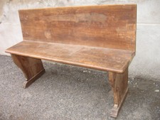 PANCA ANTICA FINE '800 NOCE MASSELLO PATINA NATURALE - TOSCANA - DA RESTAURARE