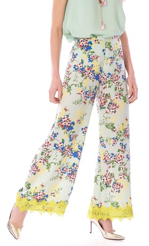 Pantalone palazzo luckylu con - luckylu,