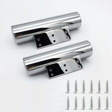 2 gambe letto metallo cromato