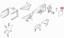 MERCEDES W124 W201 190 VETRO