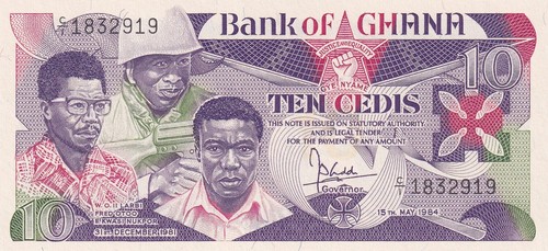 Ghana cedis 1984 unc - 10, cedis,