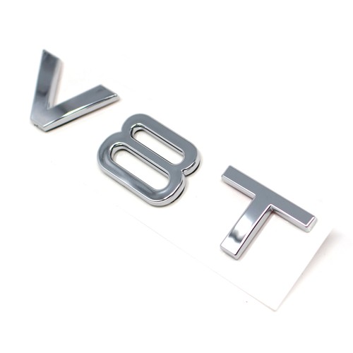 V8t scritta cromata emblema - scritta,