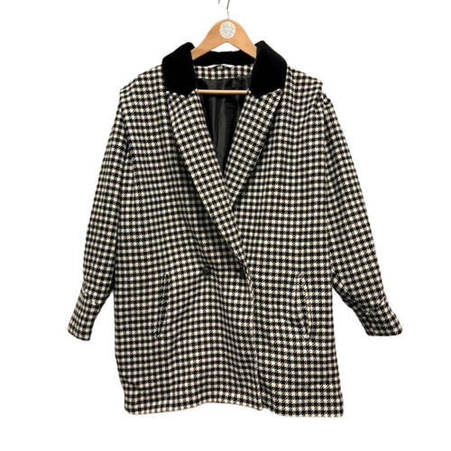 Cappotto vintage nero - nero, bianco