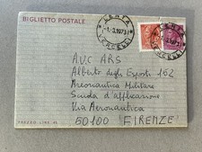 Q) Intero postale biglietto