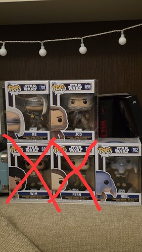 Lotto funko pop star wars - star,