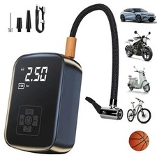 Mini Pompa Aria Compressa Portatile Ricaricabile Wireless Auto Moto Bici Palla
