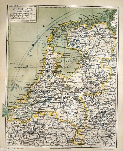 1890 antica topografica olanda - 1890, antica.topografica=olanda