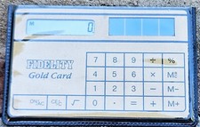 Calcolatrice FILM CARD vintage