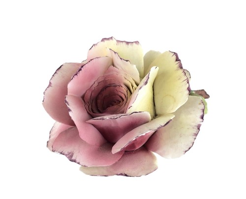 Vintage capodimonte pink - vintage,