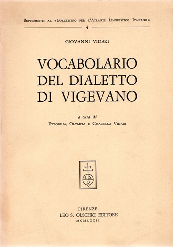 Vidari giovanni vocabolario - vidari,, giovanni.