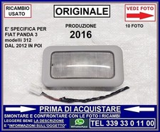 PLAFONIERA LUCE INTERNA CORTESIA specifica ORIGINALE FIAT PANDA 3 mod 312