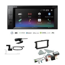Pioneer autoradio 2 DIN Bluetooth DVD DAB per Volkswagen VW Touran Canbus