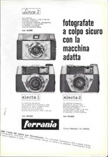 Ferrania Lince2. Fotografate a colpo sicuro. Advertising  1961