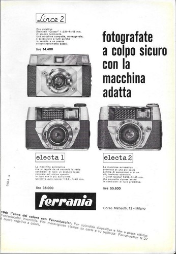 Ferrania lince2 fotografate - lince2.,