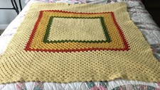 Coperta afgana all'uncinetto