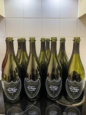 12x Dom Perignon Luminous Empty Bottles 750ml (White)
