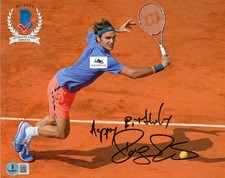 RARO AUTOGRAFO ROGER FEDERER