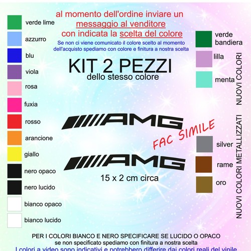 Kit adesivi amg - 2,