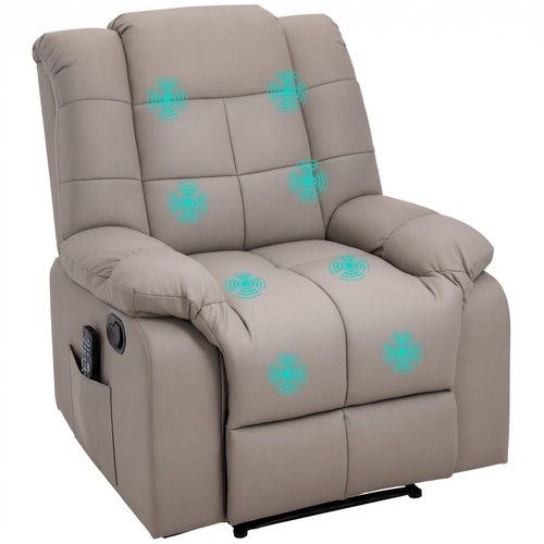 Homcom poltrona relax con - con, 8