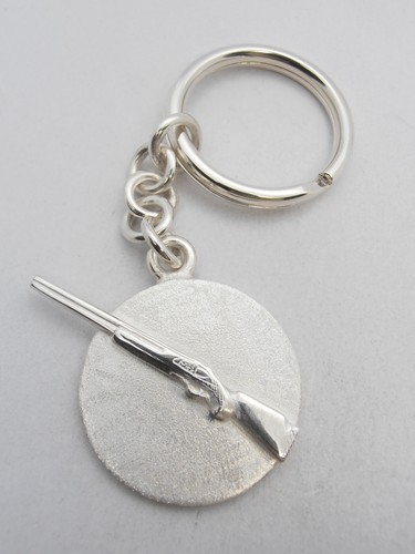 Portachiavi argento 925 con - in,