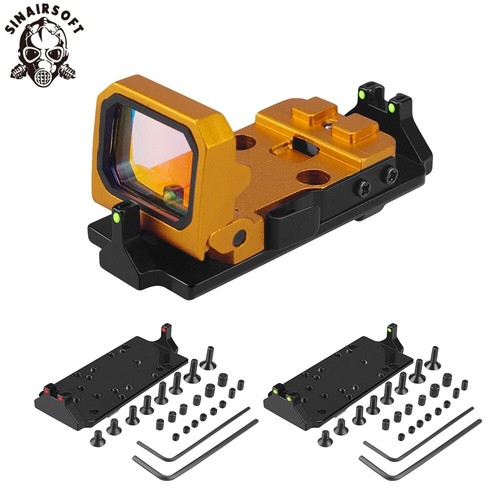 Tactical rmr red dot - red, plate