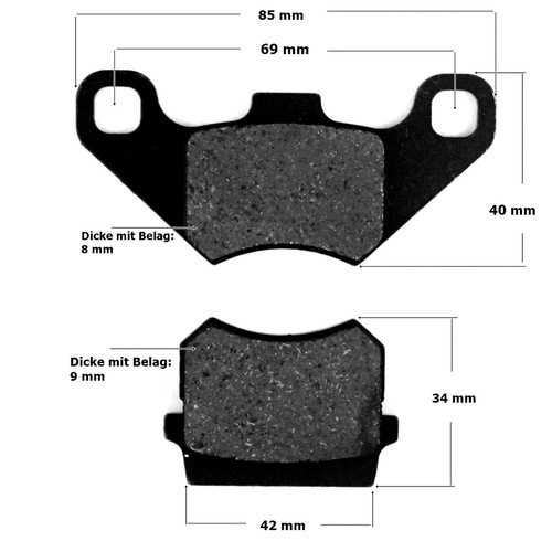 Pastiglie freno set pezzi - pastiglie,