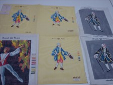 6 quadretti mezzo punto puro cotone della royal paris - MOULINE - COTONE LANATO