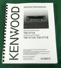 Kenwood TM-V71A/E Manuale di