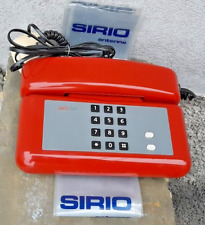 Antico Telefono Fisso Sip Modello Sirio d'epoca Vintage Anni '80 FUNZIONANTE