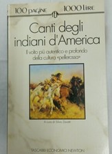 CANTI DEGLI INDIANI D'AMERICA