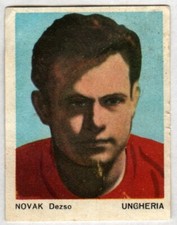Figurina Calciatori Montriol NOVAK UNGHERIA  Euroregalo Ferrero MONDIALI 1966 UK