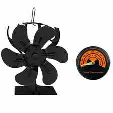 6 Blade Wood Stove Fan Heat