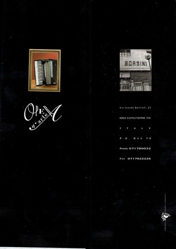Borsini fisarmonica brochure - fisarmonica, a
