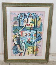 GRANDE QUADRO DESIGN ASTRATTO