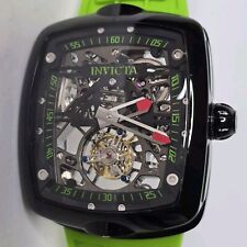 Orologio Meccanico Invicta Uomo Diablo Tourbillon 35284 44mm Nero Verde