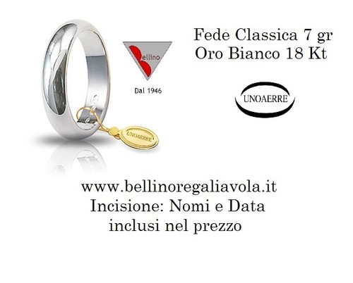 Fede nuziale unoaerre gr - nuziale,