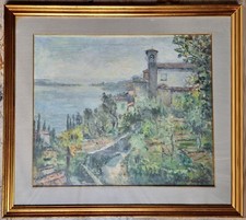 Arte bresciana scorcio - arte, lago