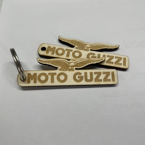 Portachiavi legno moto - portachiavi, in