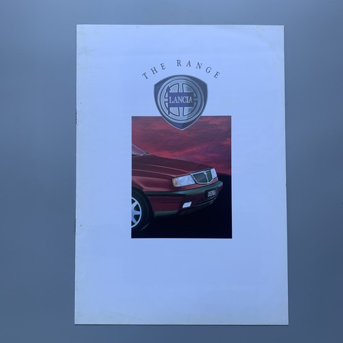 Lancia range brochure 1991 - range,