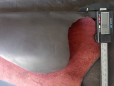 A0 Pelle nera circa 30 p.q./ 300*88 cm/spessore 1.8mm cuoio pellami VEDI NEGOZIO