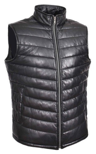 Gilet uomo morbido pelle