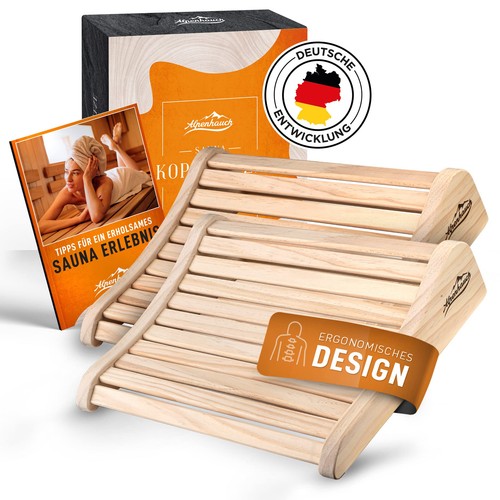 Poggiatesta sauna legno - sauna,