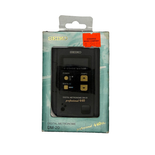 Seiko digital metronome black - seiko,