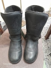 Stivali Bikers 42  Johnny Bulls Ottimi Vera Pelle Poco Usati