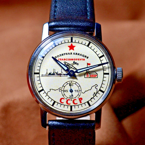Pobeda orologio uomo meccanico