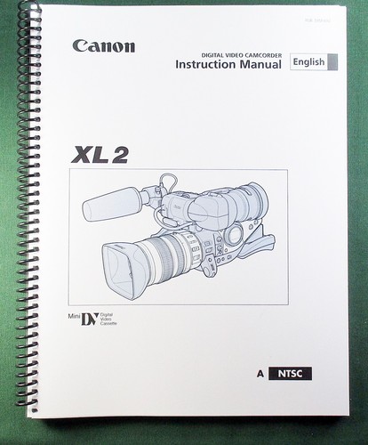 Canon xl2 manuale istruzioni - manuale,