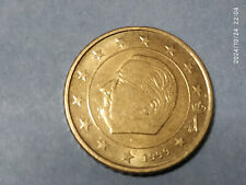 Moneta 50 centesimi di Euro Belgio 1999, splendida SPL
