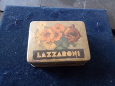Scatola latta lazzaroni antica