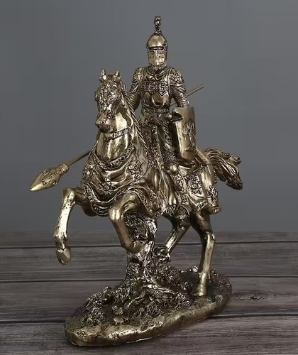 Statua cavaliere medievale - cavaliere,