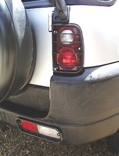 Fanale posteriore nero per